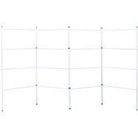 Home Vida 4 Fold Airer - White, white