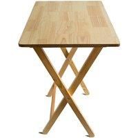 Home Vida Folding Snack Table Natural