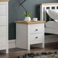 Arlington 2 Drawer Bedside Chest White