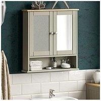 Bath Vida Priano 2 Door Mirrored Wall Cabinet With Shelf