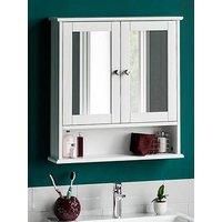 Bath Vida Priano 2 Door Mirrored Wall Cabinet With Shelf
