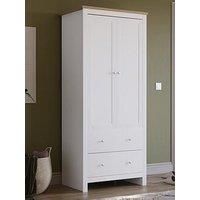 Vida Designs Arlington 2 Door, 2 Drawer Wardrobe - White