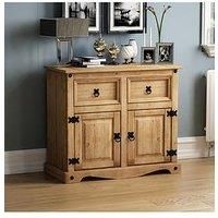 Vida Designs Corona Solid Pine 2 Door, 2 Drawer Sideboard