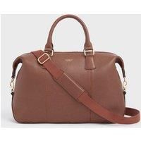 OSPREY LONDON The Adaline Leather Weekender - Tan Leather Holdalls
