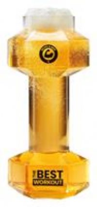 Dumbbell Beer Glass in Gift Box