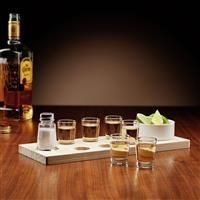 #winning Tequila Slammers Serving Set with Board, Glasses, Salt Shaker and Bowl