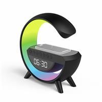 Menkind RED5 Light Up Wireless Charging Alarm Clock Speaker