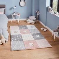 Think Rugs, Brooklyn Kids 20339 Pink - 060 x 120