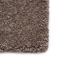 Think Rugs Sierra Beige Rectangle 200 x 290cm Polypropylene Plain Shaggy 9000, Brown