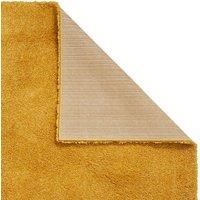 Think Rugs Sierra Yellow Rectangle 200 x 290cm Polypropylene Plain Shaggy 9000, Yellow