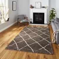 Think Rugs Scandi Berber Beige/Cream Rectangle 160 x 220cm Polypropylene Berber G257, Orange