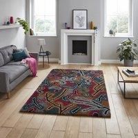 Think Rugs Rug, Dark Multi, 120 x 170