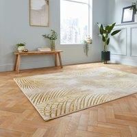 Think Rugs Creation area rug Machine Woven Rectangle Beige Beige, Gold Rectangle 160 x 230cm