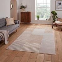 Think Rugs Apollo Bronze/Grey Rectangle 120 x 170cm Polypropylene Modern Linear E2683, Multi