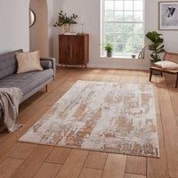 Think Rugs Apollo Bronze/Grey Rectangle 080 x 150cm Polypropylene Modern Abstract GR579, Multi