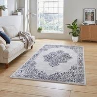 Contemporary Artemis Zig Zag Geometric Distressed Pattern Flo Area Abstract Rugs