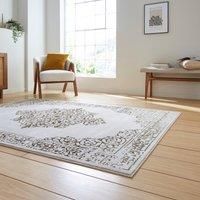 Think Rugs Artemis Artemis area rug Machine Woven Rectangle Gold Gold;Silver Rectangle 80 x 150cm