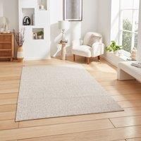 Think Rugs Boucle Brown Rectangle 120 x 170cm Polyester Boucle E6403, Brown