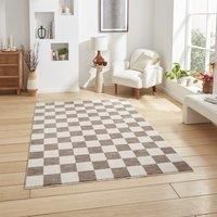 Think Rugs Baltimore Grey Rectangle 160 x 220cm Polyester Modern 66618, Grey