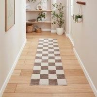 Think Rugs Baltimore Grey Runner 060 x 230cm Polyester Modern 66618, Grey