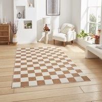 Think Rugs Baltimore Walnut Rectangle 160 x 220cm Polyester Modern 66618, Brown
