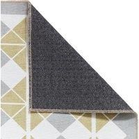 Victoria H1184 Washable Runner Grey Yellow