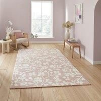 Think Rugs Catherine Lansfield Grace Floral Rug, Rose