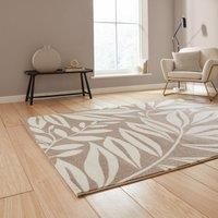 Think Rugs Catherine Lansfield Sorral Leaves Botanical Rug