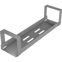 D-Line Under Desk Cable Management Tray, Cable Basket for Extension Blocks, Self-Adhesive or Screw-fix, Regain Wasted Space & Improve Appearance - Grey