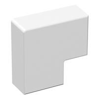 D-Line Speedway Mini Trunking Flat Bend 25x16mm (2 Pack) in White