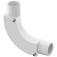 D-Line Speedway PVC Conduit Inspection Bend 20mm in White
