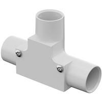 D-Line Speedway PVC Conduit Inspection Tee 20mm in White