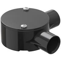 D-Line Speedway Conduit 2-Way Angle Box 20mm in Black