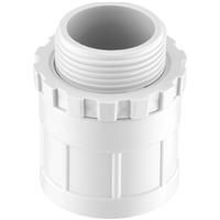D-Line Speedway PVC Conduit Male Adaptor 25mm in White
