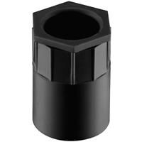 D-Line Speedway PVC Conduit Female Adaptor 25mm in Black
