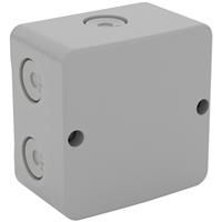 D-Line IP65 Moulded Box 80mm x 80mm x 50mm Light in Grey Polycarbonate