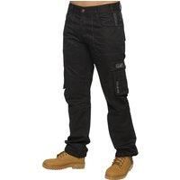 Enzo Mens Cargo Combat Jeans Heavy Work Denim Trousers Pants Big Tall UK Sizes