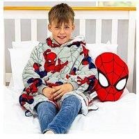 Hugzee Spiderman Fleece Hooded Blanket - Medium