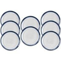 Coastal 27cm Melamine Dinner Plates, Set of 8