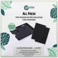 All-Fresh Filter Holder–Odour Solution for Bins & Food Caddies +2 Carbon Filters