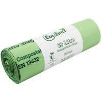 20 x 80L BioLiner Compostable Bags for Swing Bins & Dustbins (1 roll)