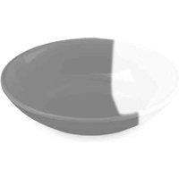 Grey & White Melamine/Plastic Pet Food Saucer