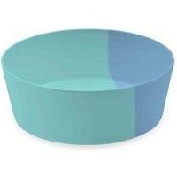 Aqua & Lilac Melamine/Plastic Pet Food Bowl - Large