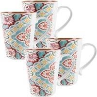 Purely Home Rio Corte Outdoor/Camping/BBQ - Plastic/Melamine Mugs x 4