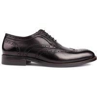 Simon Carter Mens Barn Owl Brogue Brogue Shoes Black