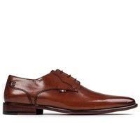 Simon Carter Mens Basset Lace-Up Shoes Tan