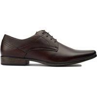 Soletrader Mens Hyde Derby Lace-Up Shoes Brown