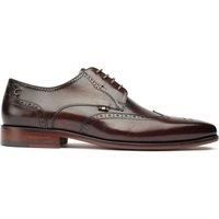 Simon Carter Mens Beagle Brogue Shoes Brown