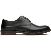 Soletrader Mens Daren Derby Lace-Up Shoes Black