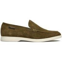 Simon Carter Mens Tanius Slip On Loafers Shoes Green 9 UK